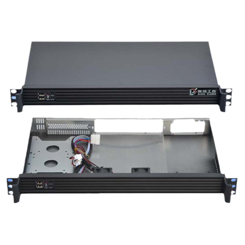 工控 ITX17*17超短1U机箱1U服务器机箱防火墙监控1U250深工控机箱