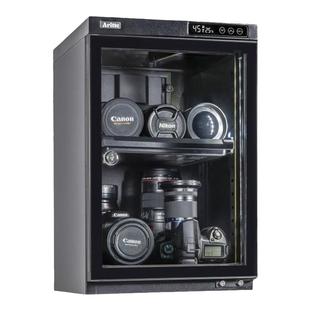 艾励特相机防潮箱电子干燥柜话筒电容麦克风无人机密封式收纳箱单反镜头邮票包包数码文件手表小型防潮柜38L