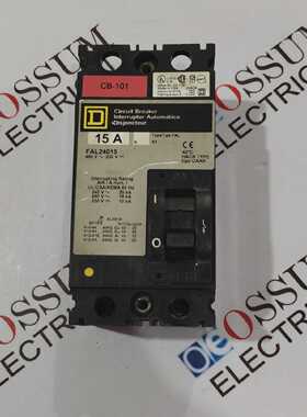 SQUAREDFAL24015CIRCUITBREAKER15A2POLE220VAC25KA快速发货