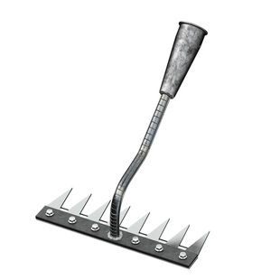 农用除草工具锰钢耙子多功能锄草种菜神器五齿新型松土铁钉耙大全