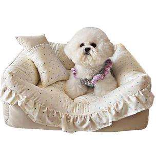 限时秒！宝丽珍深度睡眠狗窝狗床可拆洗马尔济斯比熊猫窝中小型犬