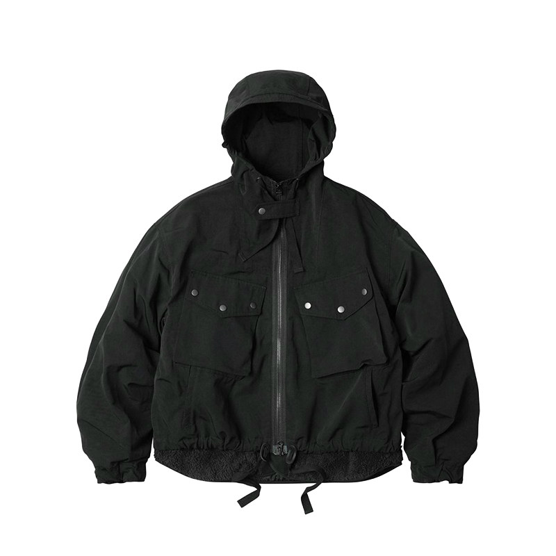 FRIZMWORKS 黑色连帽风衣 SMOCK HOODED PARKA 0韩国官网直邮进口