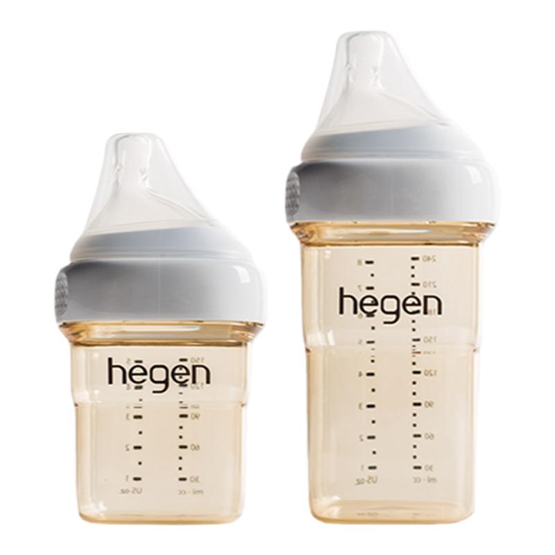 hegen海格恩奶瓶新生嬰兒奶嘴ppsu防脹氣正品寬口徑防嗆大寶寶