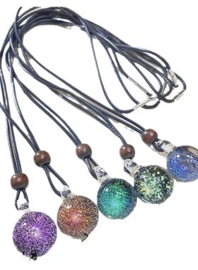 香灰琉璃吊坠女款琉璃挂坠饰品