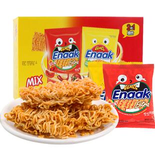 Gemez印尼进口小鸡面30g*24包Enaak干脆面干吃面儿童零食休闲整箱