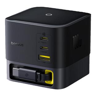 倍思Nomos氮化镓充电器100W充电头桌面充电站多口PD插头快充适用苹果17小米华为iPhone16笔记本手机电脑ipad