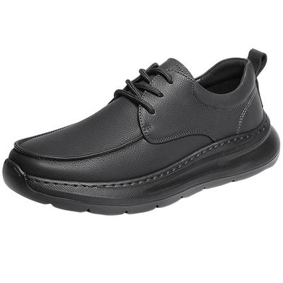 森达男士商务简约休闲牛皮革皮鞋