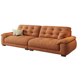 雪尼尔云朵布艺沙发小户型客厅奶油风现代简约太空云高靠背沙发