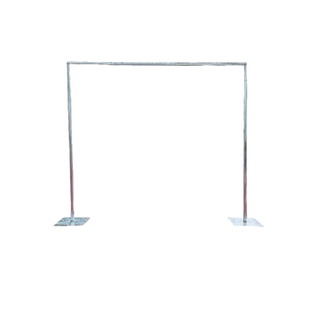 婚庆道具背景架婚礼伸缩架子加厚镀锌管纱幔架布幔支撑杆纱缦布架