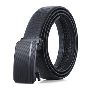 海澜之家皮带男士头层牛皮自动扣腰带商务休闲年轻人裤带2026新款