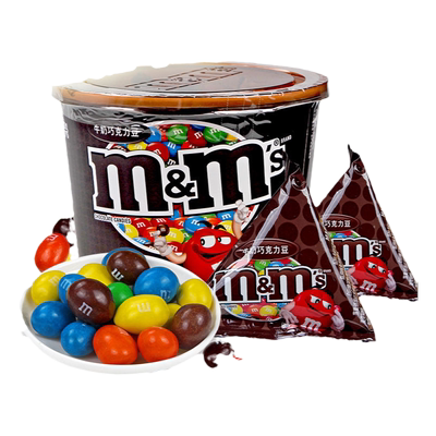 德芙巧克力牛奶黑巧480g桶装