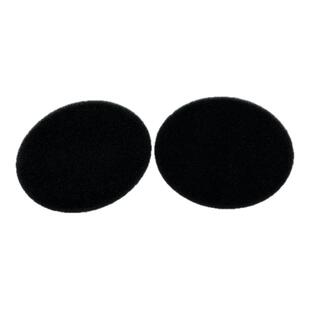 圆形耳机隔音棉头戴式耳机防尘降噪中高密度吸音过滤海绵垫3540 55 105 130MM配件解决改善效果差替换薄3MM棉