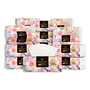 600张80大包抽纸餐巾纸家用实惠装卫生纸巾面巾纸抽婴儿纸整箱批