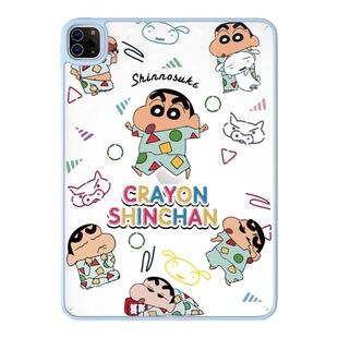 超创意适用无盖ipadair45保护壳mini67磁吸笔槽pro11/12.9亚克力2021款10.2寸可爱小新10/11代2025平板套9.7