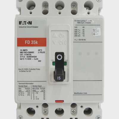 Eaton 6639C94G84 Industrial Circuit Breaker FD3015L FD 35k N