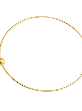 diy纯银单珠可串吊坠穿心手链