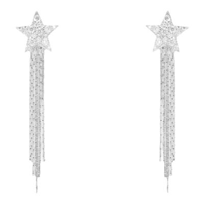 peachtea星星流苏耳环