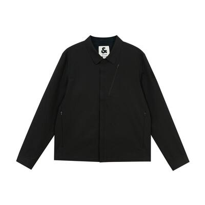 vj区绫致【防泼水】杰克琼斯男秋冬翻领弹力潮流休闲百搭外套夹克