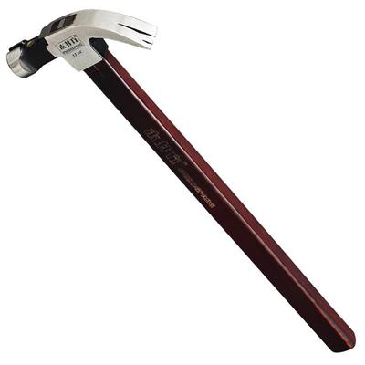 木井方木柄羊角锤高碳钢木工八两