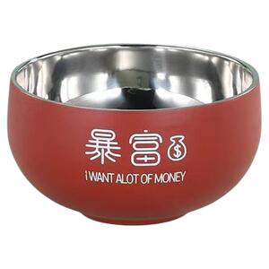 304不锈钢双层饭碗食品级家用