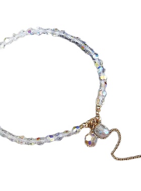 小众森系甜美风包金礼物水晶手链