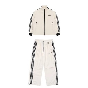 CHILLWHITE2黑白条纹滑雪服套装男款女款专业冲锋防水户外升级版