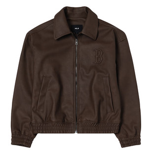 MLB外套男女同款25秋冬新款户外运动防皮夹克复古上装3AJPB0654