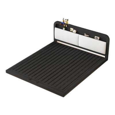 铁艺悬浮床架钢架铁架床头可置物