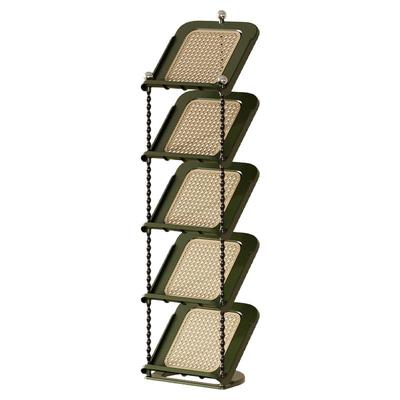 【中古风家居】藤编鞋架入户门口