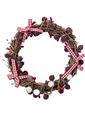 新年装饰摆件圣诞浆果拍照道具