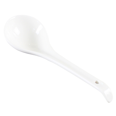 昕龙白色陶瓷汤勺天鹅勺子