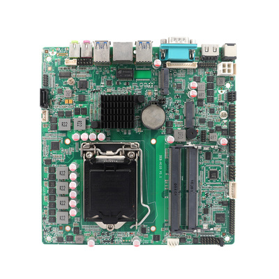 办公一体机H110工控机主板itx17x17迷你6-9代酷睿i3i5i7工业级