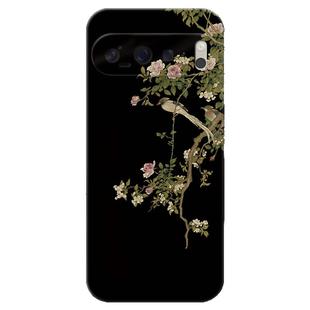 海棠画眉适用谷歌Pixel10手机壳9pro/8/7/6A复古XL文艺中国风国潮简约女款耐脏软