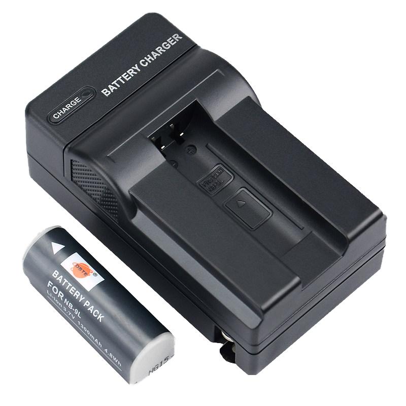 蒂森特NB-9L适用于佳能PowerShot N N2 IXUS1000 1100 500 IXY50S SD4500IS ELPH 510/520/530相机电池充电器