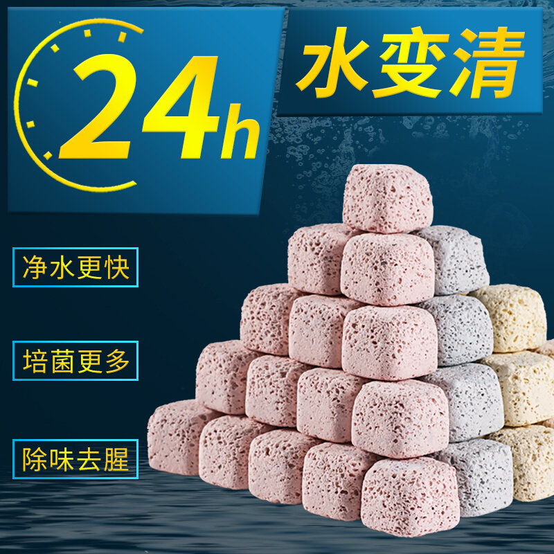 牧龙居鱼缸过滤材料硝化细菌屋陶瓷环纳米水族箱培菌球过滤器鱼池