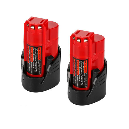 替代Milwaukee M12电池米沃奇12v工具电池充电器充电动扳手电钻