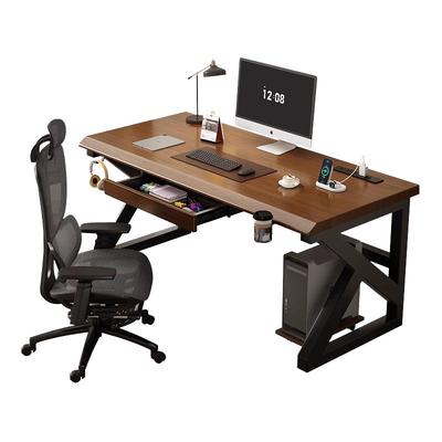 纯橡胶木纯实木电脑桌书桌