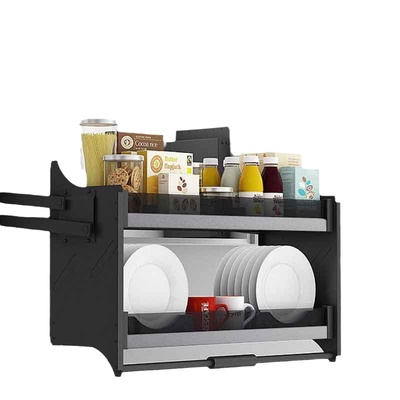 厨房橱柜多功能加厚升降机拉篮