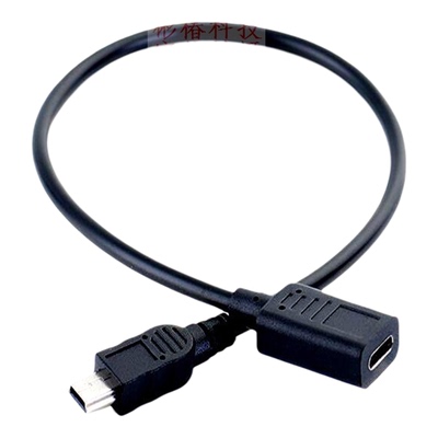 车载USB-C母转MiniUSB公数据线