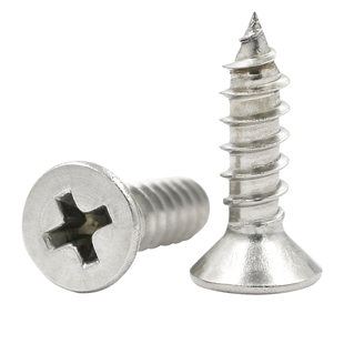 304不锈钢自攻钉十字沉头螺丝加长木螺丝 平头螺丝钉M4M5M6系列