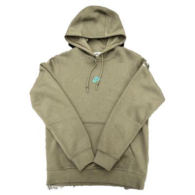 Nike/耐克秋冬新款小标针织加绒保暖连帽运动休闲套头卫衣FV8589