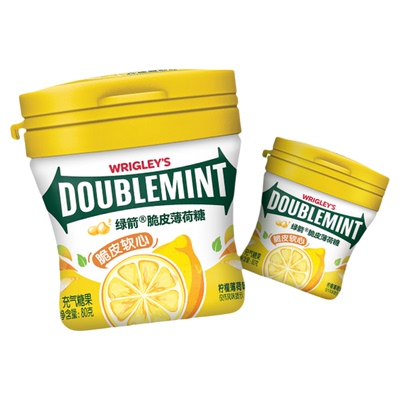 绿箭软心柠檬味薄荷口味糖果