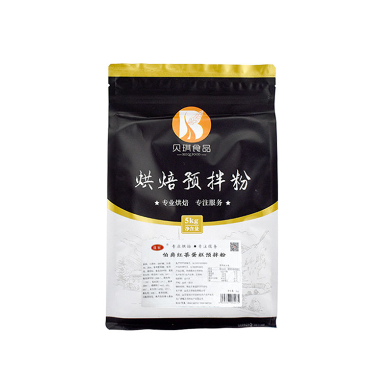 贝琪优辰伯爵红茶蛋糕预拌粉5kg 红茶蛋糕卷糕点粉送配方烘焙原料