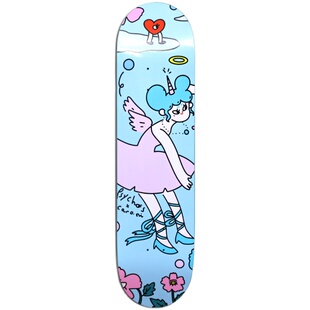 PSYCHOS滑板 女生板大西瓜签名款 SAFARI 621国产滑板板面 送砂纸