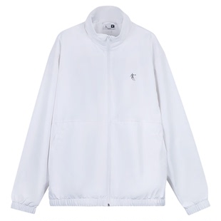 乔丹加绒外套男款2025秋冬季加厚保暖立领风衣防风行政夹克运动服