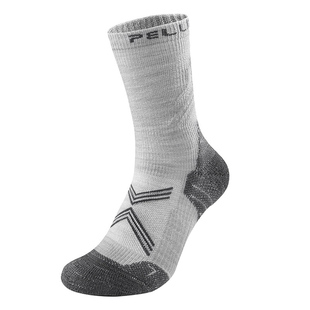 伯希和户外袜美利奴羊毛加厚款徒步保暖专业登山运动中筒袜子女冬