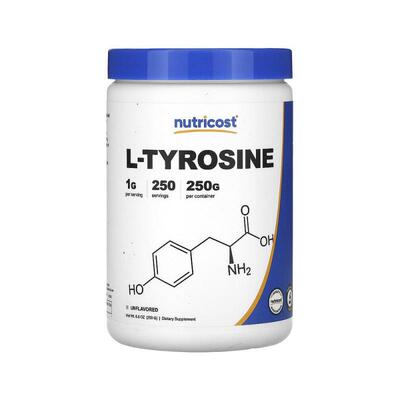 香港直邮Nutricost,L-酪氨酸，无味，8.8 盎司（250 克）补充剂