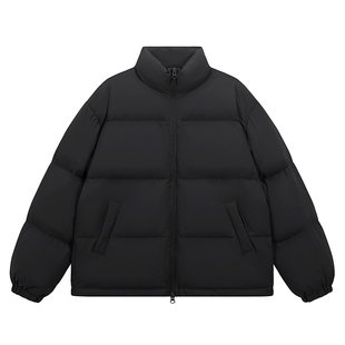 404MOB高充绒171g特氟龙双拉链三防90白鸭绒轻便羽绒服立领面包服