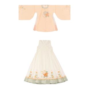 2026女童汉服宋制儿童明制超仙古装小女孩国风古风改良圆领大襟衫