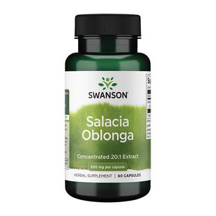 Swanson斯旺森长叶五层龙辅助餐后平衡糖值中老年活力代谢胶囊